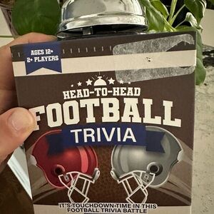 Head-to-Head Football Trivia Game - Red and Silver